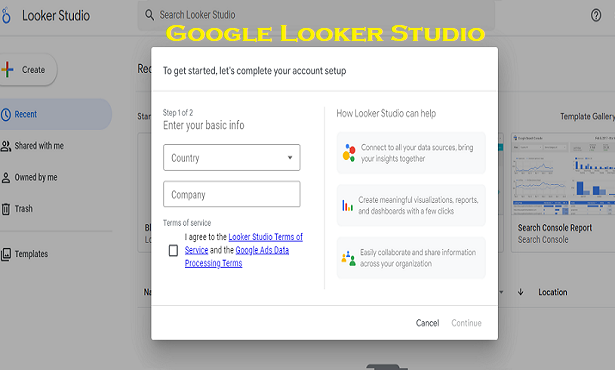 How to access and login Looker Studio